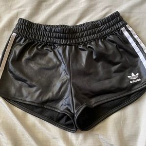 Adidas’s Leather Shorts